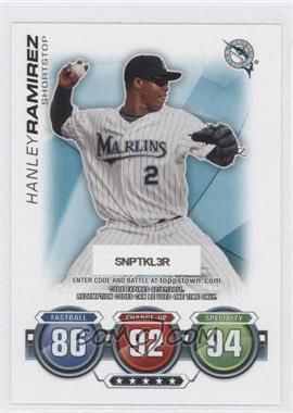 2010 Topps Update Series - Attax Code Cards #_HARA - Hanley Ramirez