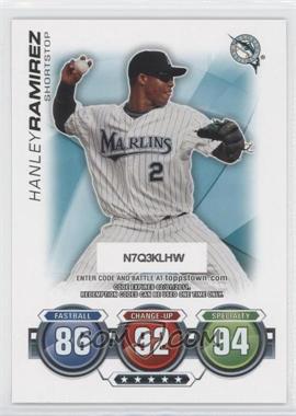 2010 Topps Update Series - Attax Code Cards #_HARA - Hanley Ramirez