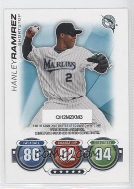 2010 Topps Update Series - Attax Code Cards #_HARA - Hanley Ramirez