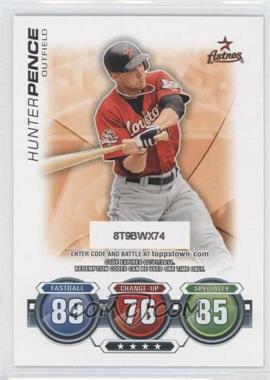 2010 Topps Update Series - Attax Code Cards #_HUPE - Hunter Pence