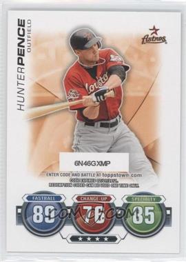 2010 Topps Update Series - Attax Code Cards #_HUPE - Hunter Pence