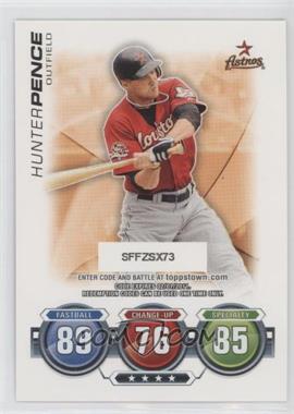 2010 Topps Update Series - Attax Code Cards #_HUPE - Hunter Pence