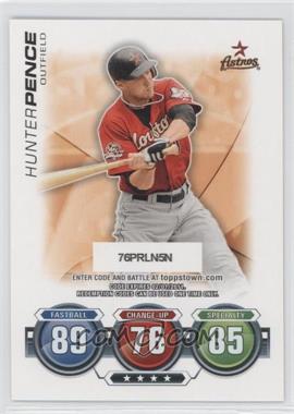 2010 Topps Update Series - Attax Code Cards #_HUPE - Hunter Pence