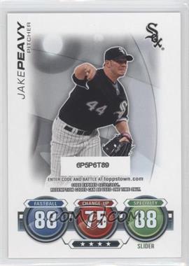 2010 Topps Update Series - Attax Code Cards #_JAPE - Jake Peavy