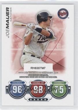 2010 Topps Update Series - Attax Code Cards #_JOMA - Joe Mauer