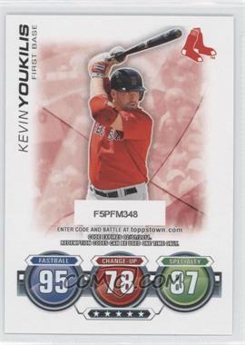 2010 Topps Update Series - Attax Code Cards #_KEYO - Kevin Youkilis