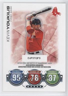 2010 Topps Update Series - Attax Code Cards #_KEYO - Kevin Youkilis