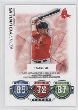 2010 Topps Update Series - Attax Code Cards #_KEYO - Kevin Youkilis