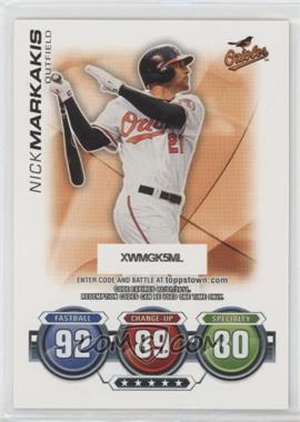 2010 Topps Update Series - Attax Code Cards #_NIMA - Nick Markakis