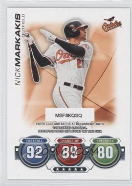 2010 Topps Update Series - Attax Code Cards #_NIMA - Nick Markakis