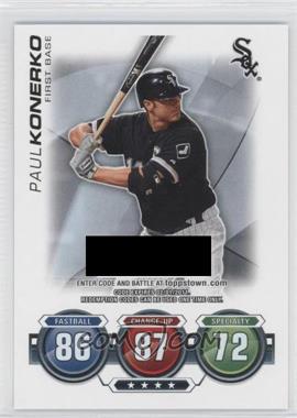 2010 Topps Update Series - Attax Code Cards #_PAKO - Paul Konerko