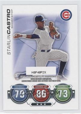 2010 Topps Update Series - Attax Code Cards #_STCA - Starlin Castro