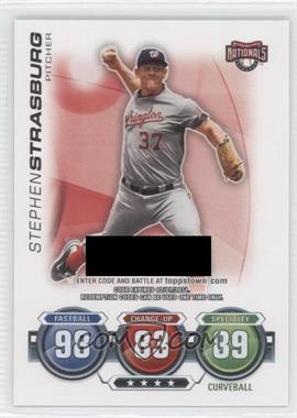 2010 Topps Update Series - Attax Code Cards #_STST - Stephen Strasburg