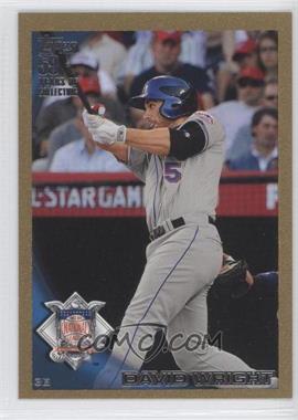 2010 Topps Update Series - [Base] - Gold #US-180 - All-Star - David Wright /2010