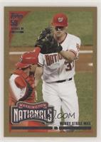 Checklist - Merry Stras Mas (Stephen Strasburg & Ivan Rodriguez) #/2,010