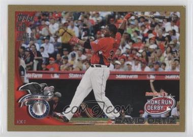 2010 Topps Update Series - [Base] - Gold #US-63 - Home Run Derby - David Ortiz /2010