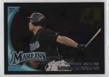 2010 Topps Update Series - [Base] - Wal-Mart All-Black #US-327 - Rookie Debut - Mike Stanton