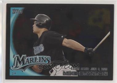 2010 Topps Update Series - [Base] - Wal-Mart All-Black #US-327 - Rookie Debut - Mike Stanton