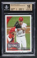 Checklist - Merry Stras Mas (Stephen Strasburg & Ivan Rodriguez) [BGS 10&n…