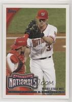 Checklist - Merry Stras Mas (Stephen Strasburg & Ivan Rodriguez) [EX to&nb…