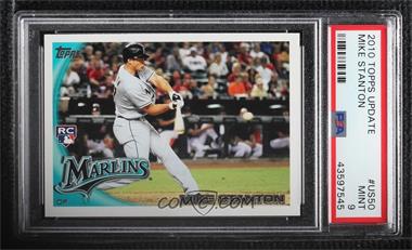 2010 Topps Update Series - [Base] #US-50.1 - Mike Stanton (Called Mike on Card) [PSA 9 MINT]