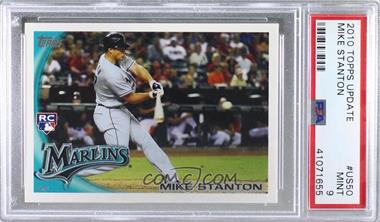 2010 Topps Update Series - [Base] #US-50.1 - Mike Stanton (Called Mike on Card) [PSA 9 MINT]