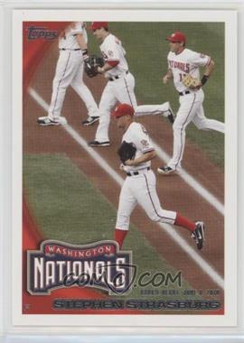 2010 Topps Update Series - [Base] #US-55 - Rookie Debut - Stephen Strasburg