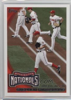 2010 Topps Update Series - [Base] #US-55 - Rookie Debut - Stephen Strasburg