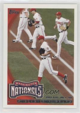 2010 Topps Update Series - [Base] #US-55 - Rookie Debut - Stephen Strasburg