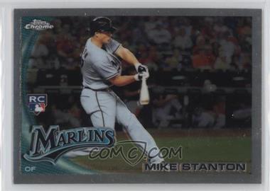 2010 Topps Update Series - Chrome Refractor RC Box Loader #CHR20 - Giancarlo Stanton