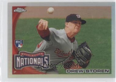 2010 Topps Update Series - Chrome Refractor RC Box Loader #CHR35 - Drew Storen