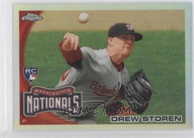 2010 Topps Update Series - Chrome Refractor RC Box Loader #CHR35 - Drew Storen