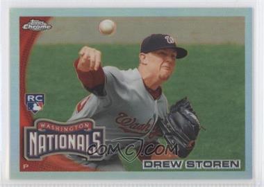 2010 Topps Update Series - Chrome Refractor RC Box Loader #CHR35 - Drew Storen