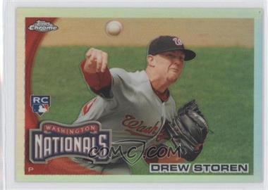 2010 Topps Update Series - Chrome Refractor RC Box Loader #CHR35 - Drew Storen