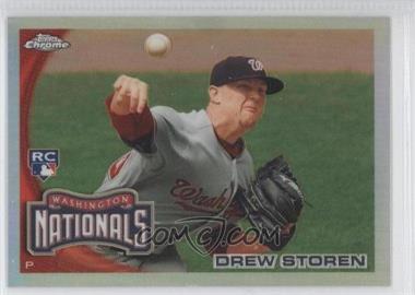 2010 Topps Update Series - Chrome Refractor RC Box Loader #CHR35 - Drew Storen