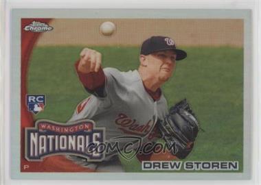 2010 Topps Update Series - Chrome Refractor RC Box Loader #CHR35 - Drew Storen