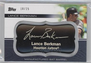 2010 Topps Update Series - Manufactured Bat Barrels - Black #MBB-56 - Lance Berkman /25