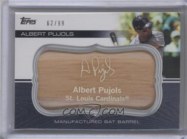 2010 Topps Update Series - Manufactured Bat Barrels #MBB-10 - Albert Pujols /99