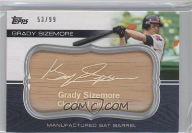 2010 Topps Update Series - Manufactured Bat Barrels #MBB-101 - Grady Sizemore /99