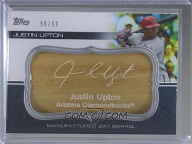 2010 Topps Update Series - Manufactured Bat Barrels #MBB-5 - Justin Upton /99