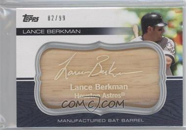 2010 Topps Update Series - Manufactured Bat Barrels #MBB-56 - Lance Berkman /99