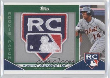 2010 Topps Update Series - Manufactured MLB Rookie Logo Patch #MLB-AJ - Austin Jackson /500