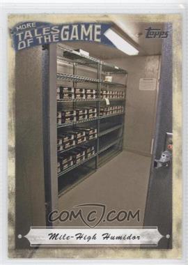 2010 Topps Update Series - More Tales of the Game #MTOG-8 - Mile-High Humidor