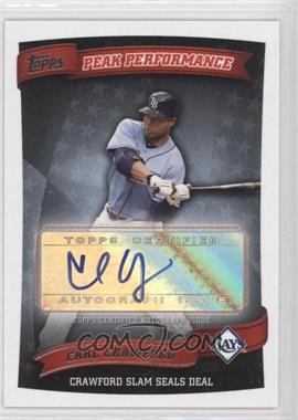 2010 Topps Update Series - Peak Performance Autographs #PPA-CCR - Carl Crawford