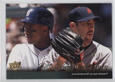 2010 Upper Deck - [Base] - Gold #580 - Curtis Granderson, Justin Verlander (Detroit Tigers Team Checklist) /99