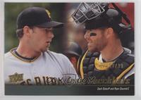 Zach Duke, Ryan Doumit (Pittsburgh Pirates Team Checklist) #/99