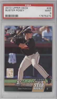 2010 Upper Deck - [Base] #28 - Buster Posey [PSA 9 MINT]