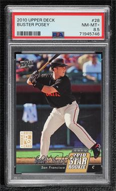 2010 Upper Deck - [Base] #28 - Buster Posey [PSA 8.5 NM‑MT+]