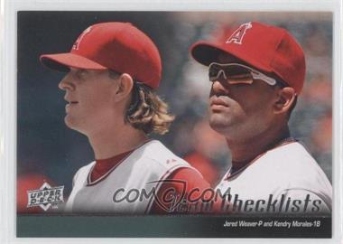 2010 Upper Deck - [Base] #584 - Jered Weaver, Kendry Morales (Los Angeles Angels of Anaheim Team Checklist)