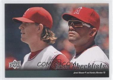 2010 Upper Deck - [Base] #584 - Jered Weaver, Kendry Morales (Los Angeles Angels of Anaheim Team Checklist)